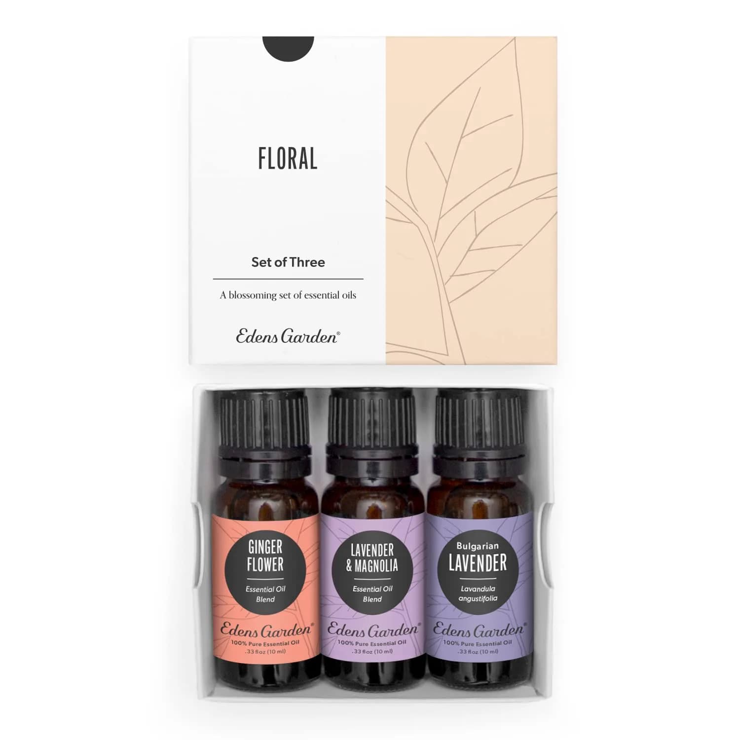 Edens Garden Floral Essential Oils 3 Set – 100% Pure 10 ml/ 3 Pack | Calming Aromatherapy Blends for Mind & Space - main product image