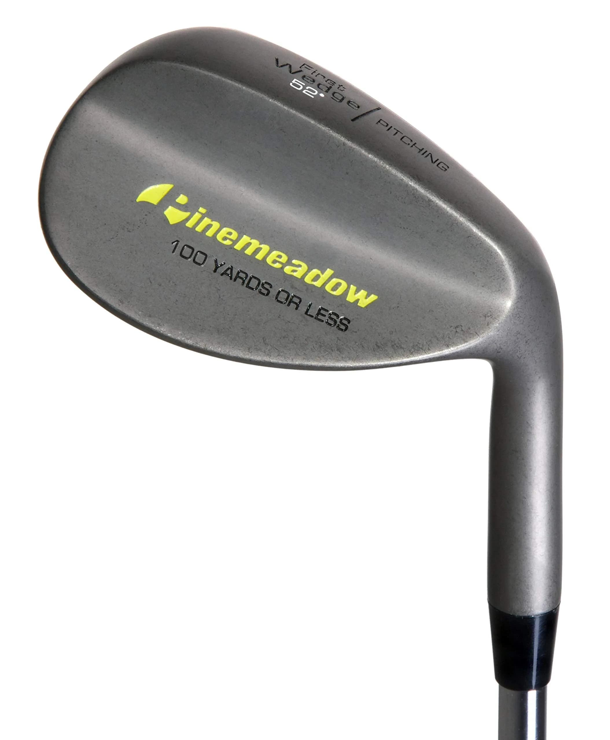 Pinemeadow Wedge (Right-Handed, 52-Degrees) | Large Sweet Spot for Difficult Lies