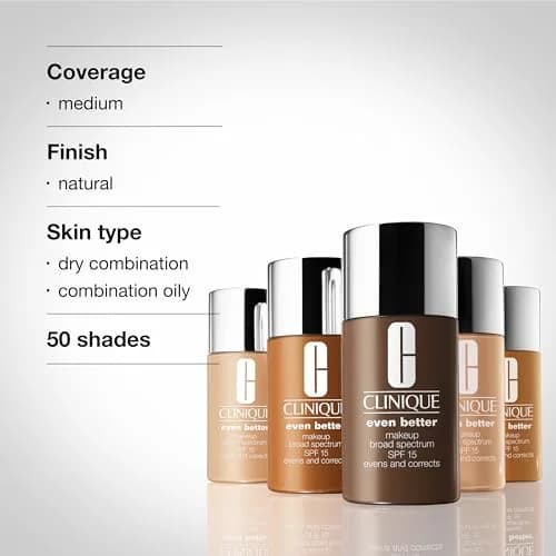 Clinique Even Better Makeup Liquid Foundation SPF 15 30ml | Vitamin C for Skin Tone & Dark Spots thumbnail 6