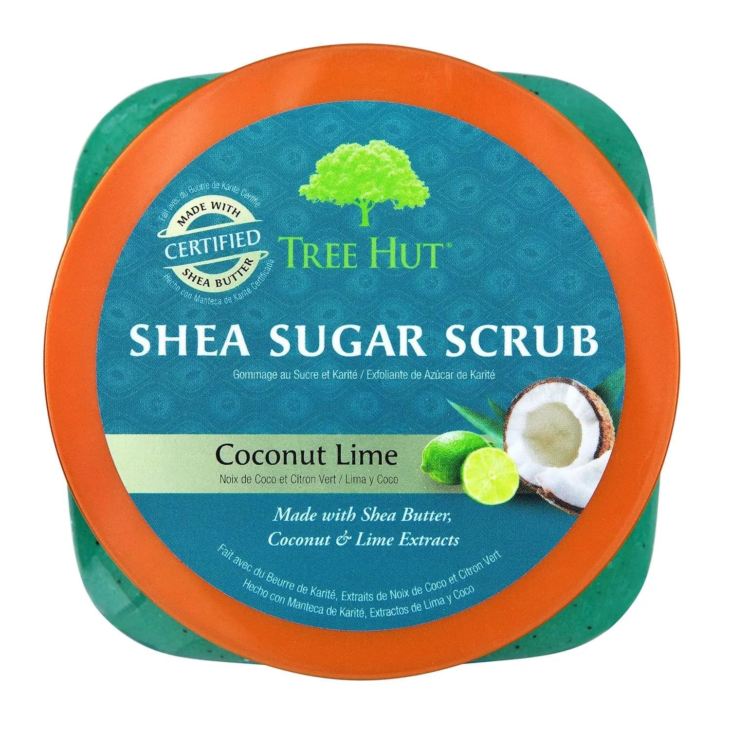 Tree Hut Coconut Lime Body Scrub 510g (18 Oz) | Exfoliating Sugar Scrub for Soft, Glowing Skin - view 2