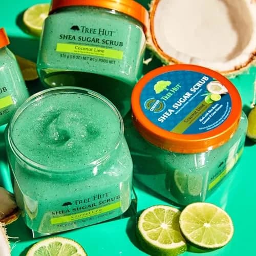 Tree Hut Coconut Lime Body Scrub 510g (18 Oz) | Exfoliating Sugar Scrub for Soft, Glowing Skin thumbnail 3