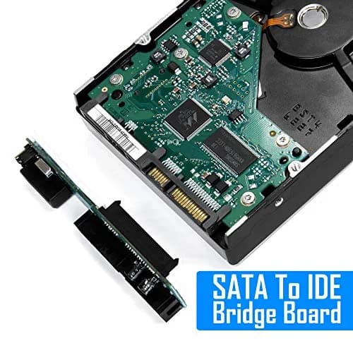 Kingwin SATA to IDE Bridge Board Adapter | Convert Serial ATA Devices to IDE, Supports 2.5” & 3.5” HDD/SSD, Compatible with SATA I/II/III Hard Drives, Easy Plug & Play Installation thumbnail 2