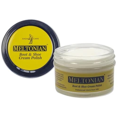 Meltonian Cream Shoe Polish - Leather & Boot Polish, Oil-Based with Beeswax, 60+ Colors, Neutral | Restores & Protects thumbnail 1