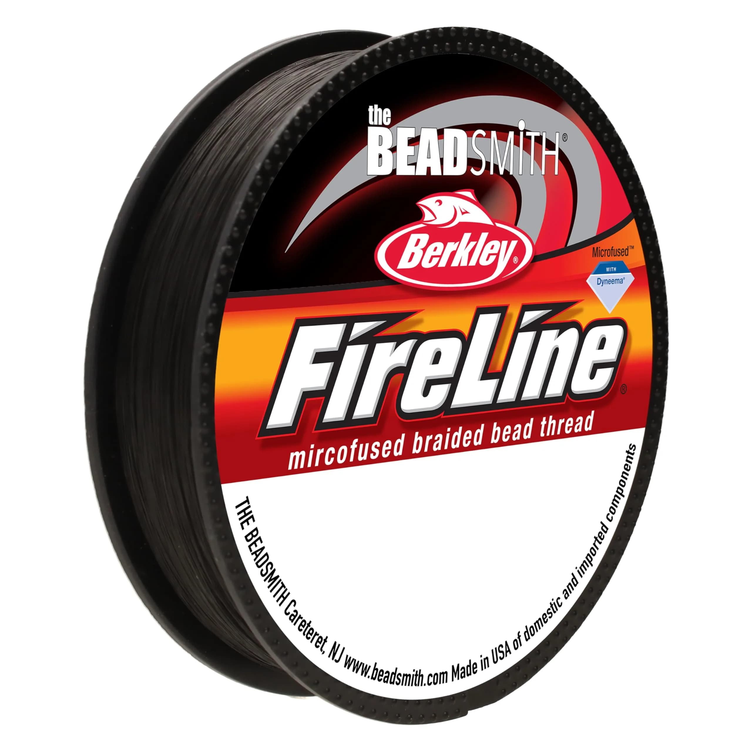 The Beadsmith Fireline Braided Beading Thread 6lb Test, 0.15mm Diameter, 45.7m (50 Yd) Spool | Strongest Fiber Per Diameter
