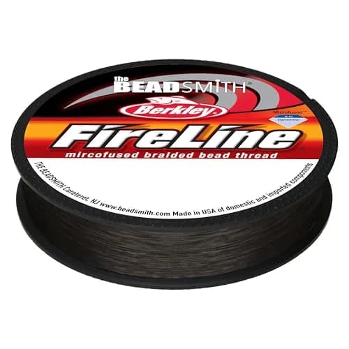 The Beadsmith Fireline Braided Thread 4lb Test 50 Yards 0.12mm Smoke Grey | Strongest Fiber Per Diameter thumbnail 5
