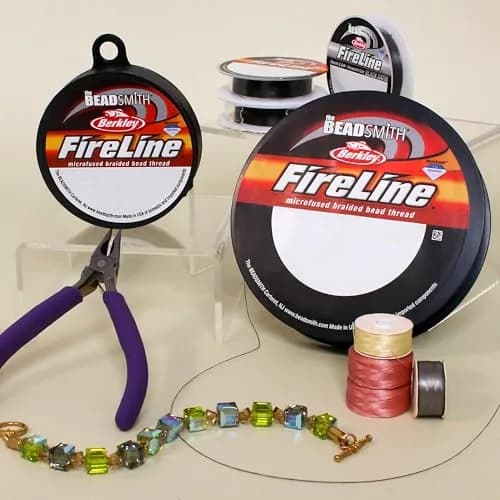 The Beadsmith Fireline Braided Thread 4lb Test 50 Yards 0.12mm Smoke Grey | Strongest Fiber Per Diameter thumbnail 7