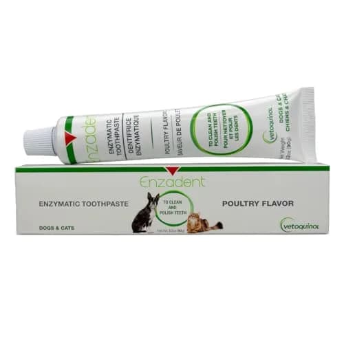 Vetoquinol Enzadent Enzymatic Toothpaste 3.2 oz | Poultry-Flavored Pet Oral Care thumbnail 1