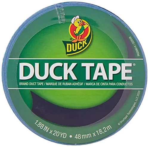 Duck Brand Heavy Duty Color Duct Tape, Blue, 1.88" x 60 yd | Water-Resistant, Tearable, Multi-Surface Adhesive thumbnail 3
