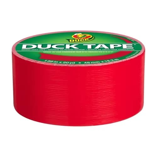Duck Cha Cha Cherry Heavy Duty Duct Tape 1.88" x 20 yd (5.5 cm x 18.3 m) | Water-Resistant for Crafts & Repairs thumbnail 2