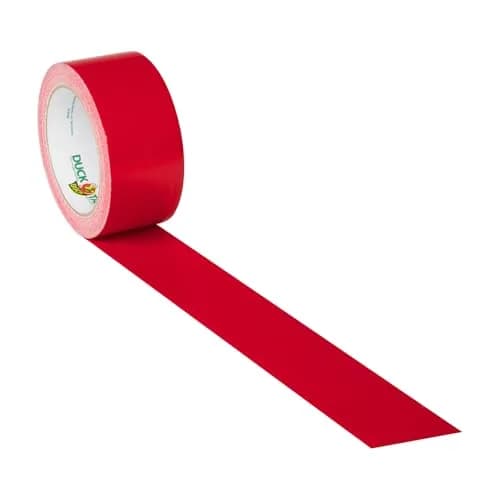 Duck Cha Cha Cherry Heavy Duty Duct Tape 1.88" x 20 yd (5.5 cm x 18.3 m) | Water-Resistant for Crafts & Repairs thumbnail 3