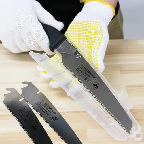 KAKURI Japanese Pruning Saw 8.2" | Interchangeable Blade System for Precision Cutting thumbnail 6