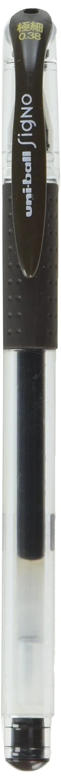 三菱鉛筆 Uni Gel Ballpoint Pen 0.38mm Brown Black | Extra Fine Gel Ink Pen for Precise Writing — Brown Black