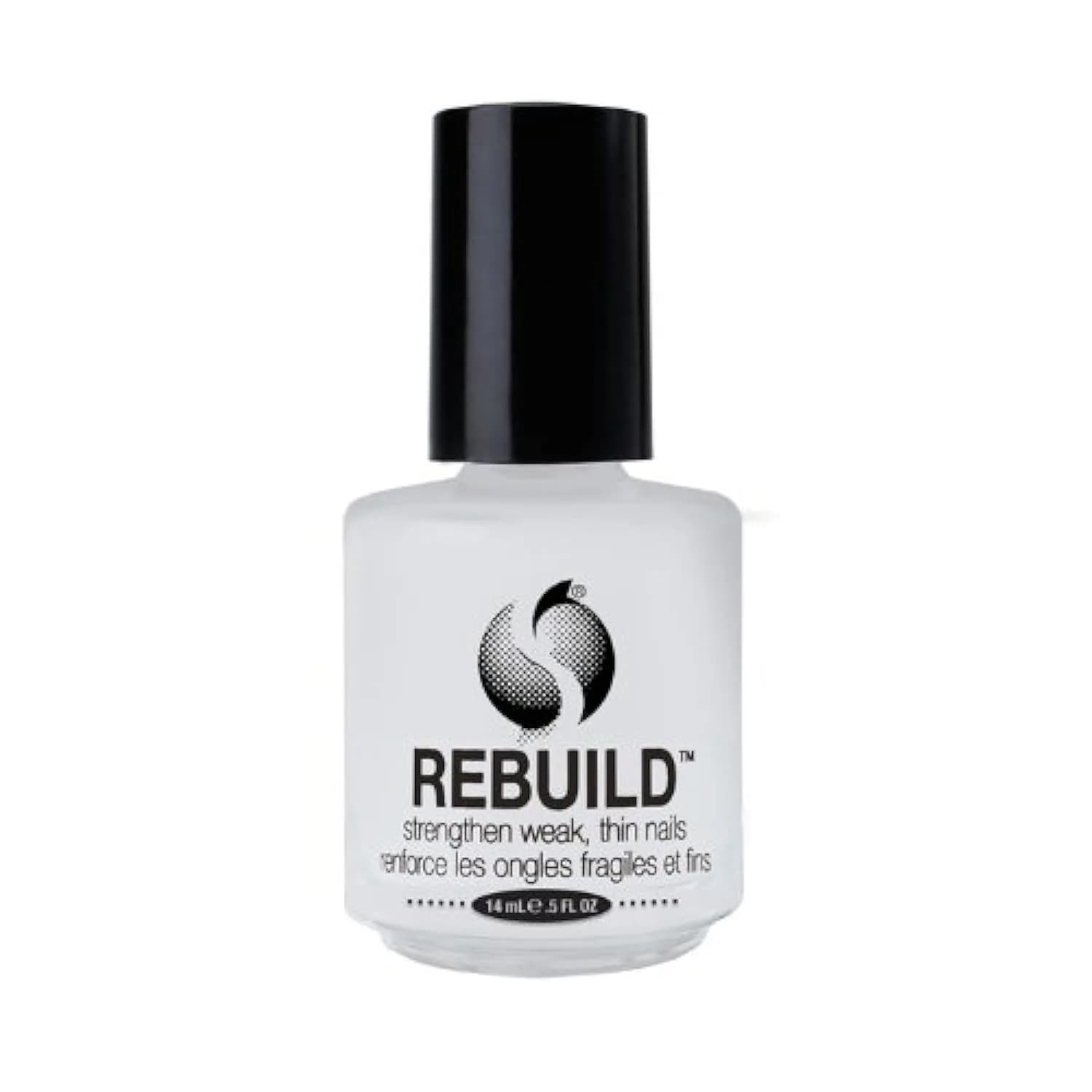 Seche Vite Perfect Nail Rebuild Strengthening Treatment 15ml (0.5 Fl Oz) | Patented Non-Yellowing Formula — Rebuild