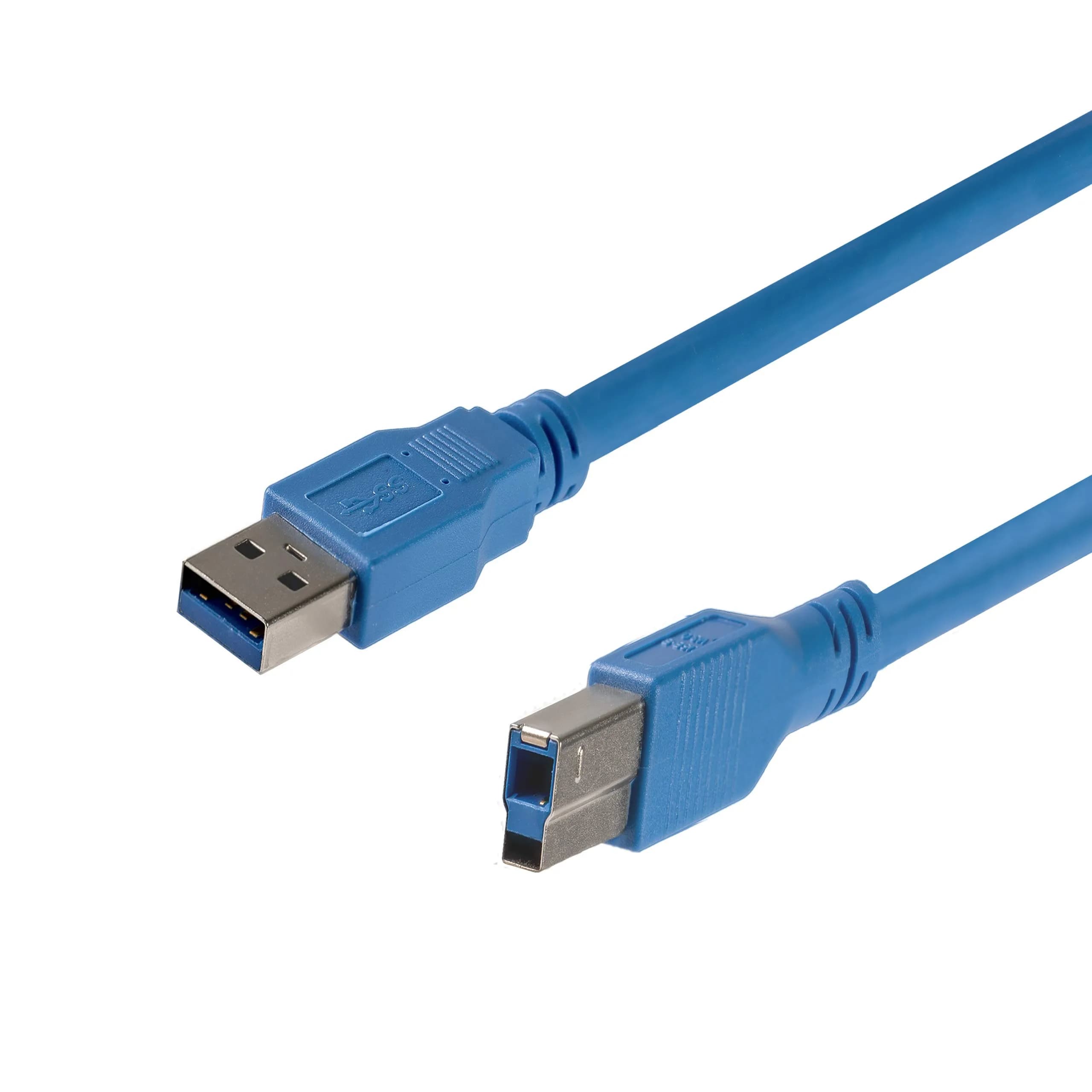 StarTech.com 3ft USB 3.0 A to B Cable Male to Male, 91cm | High-Speed Data & Reliable Connection — 6 ft / 2m