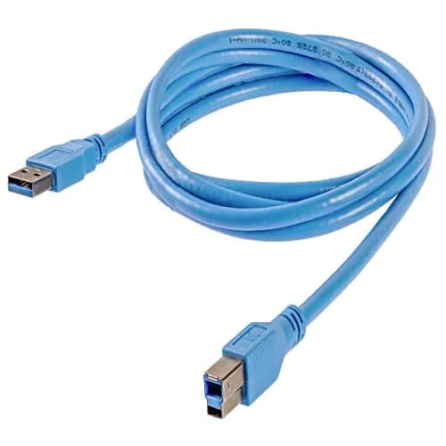 StarTech.com USB 3.0 Cable, 6ft, A to B, Blue | SuperSpeed Data Transfer & Reliable Connection thumbnail 2
