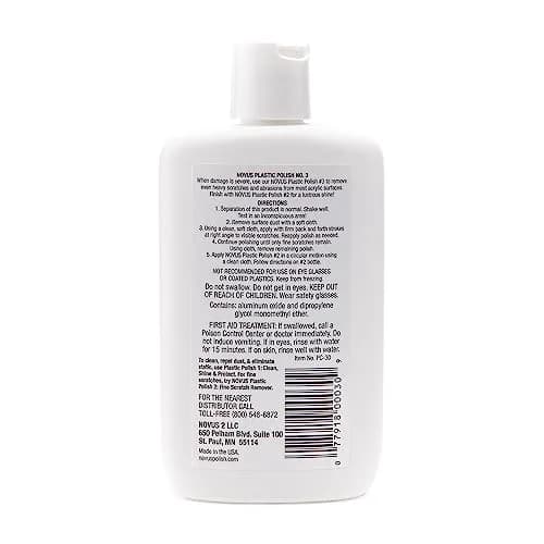 Novus Heavy Scratch Remover #3 | 8 Ounce Bottle | For Deep Scratches & Scuffs - view 2