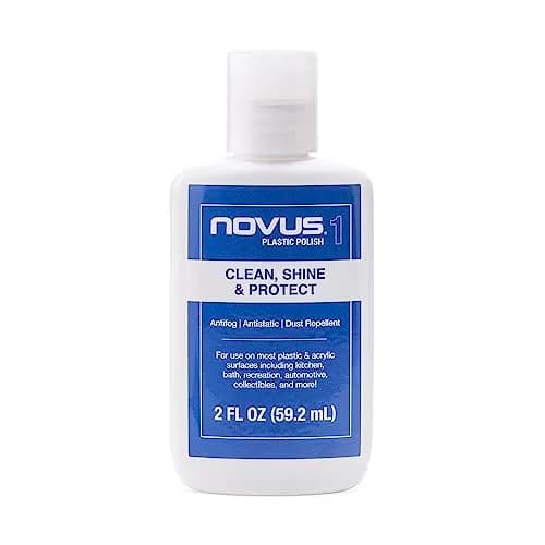 Novus #1 Plastic Clean & Shine - 2 Ounce Bottle for Fine Scratches and Haze - main product image