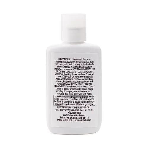 Novus Fine Scratch Remover #2 2oz | Restores Plastic Clarity, Removes Fine Scratches thumbnail 9
