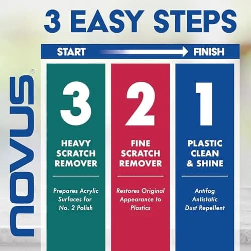 Novus #2 Fine Scratch Remover - 2 Ounce Bottle for Fine Scratches and Haze - view 3