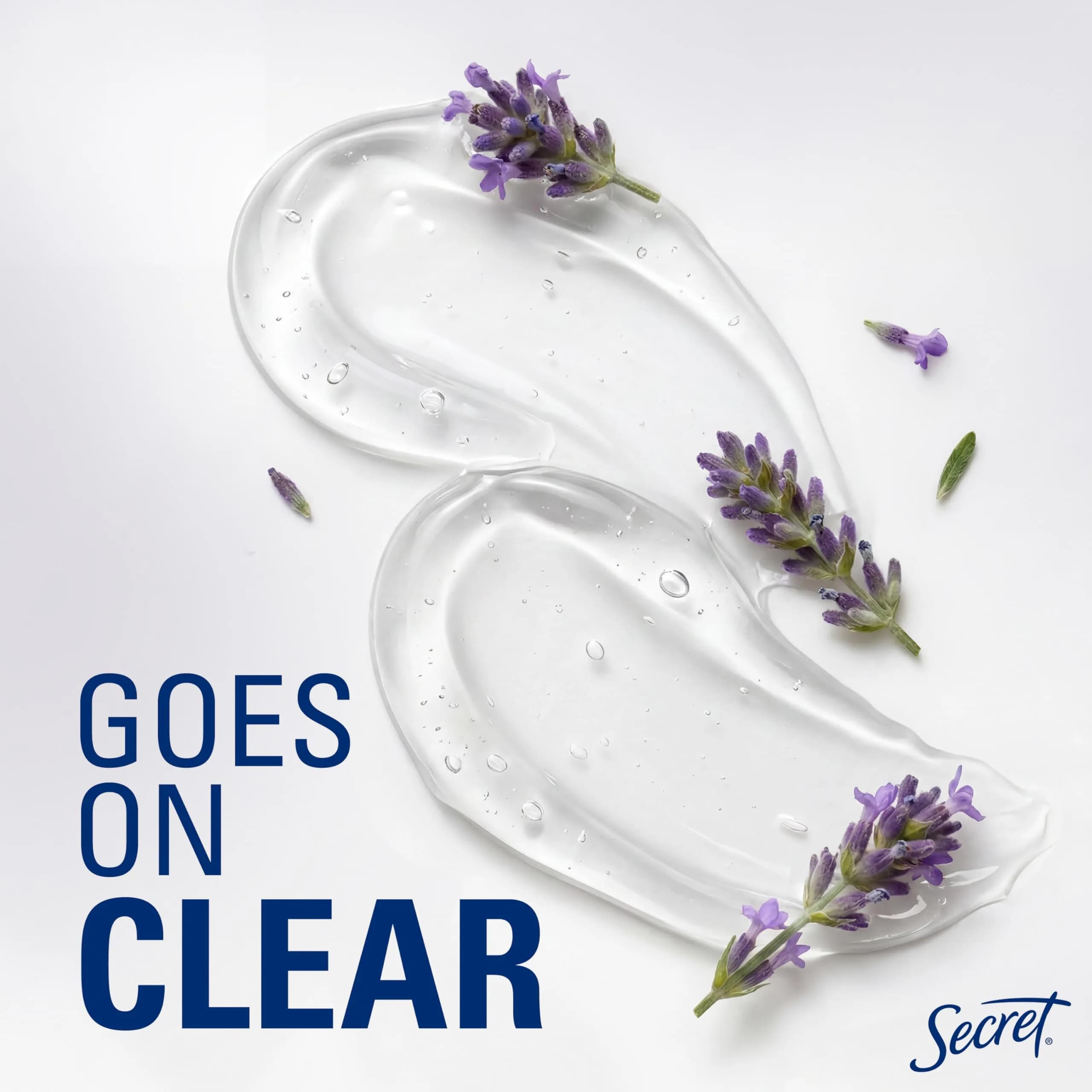 Secret Fresh Clear Gel Antiperspirant Deodorant for Women, Relaxing Lavender Scent, 2.6 oz - view 4