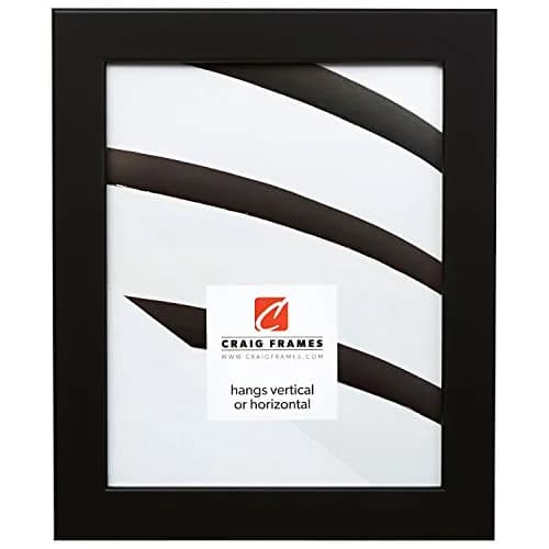 Craig Frames 8.5x11 Black Picture Frame | Contemporary Wall Decor for Photos & Art thumbnail 1