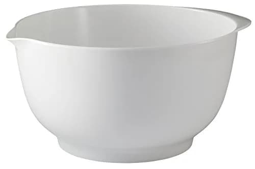 Hutzler Melamine Mixing Bowl Set: 2, 3, and 4 Liters, White | BPA-Free & Dishwasher Safe thumbnail 4