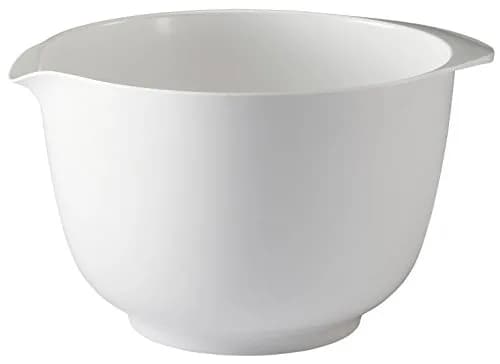Hutzler Melamine Mixing Bowl Set: 2, 3, and 4 Liters, White | BPA-Free & Dishwasher Safe thumbnail 2