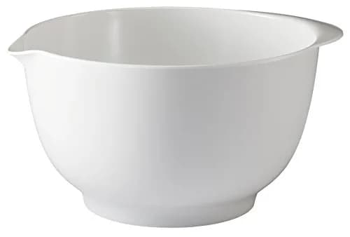Hutzler Melamine Mixing Bowl Set: 2, 3, and 4 Liters, White | BPA-Free & Dishwasher Safe thumbnail 3