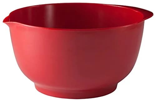 Hutzler Melamine Mixing Bowl Set: 2, 3, and 4 Liters (67.6, 101.4, 135.2 oz) | BPA-Free & Dishwasher Safe Red Bowls thumbnail 4