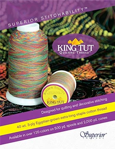 Superior Threads King TUT Quilting Thread #987 English Ivy 500 Yard | Fine Egyptian Cotton for Quilting thumbnail 3