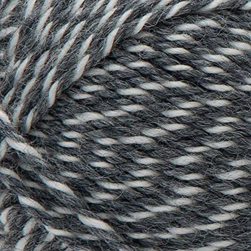 Patons Classic Wool Yarn 100% Wool Dark Grey Marl 100g (3.5oz) | Soft Worsted Weight for Crochet & Knitting thumbnail 2