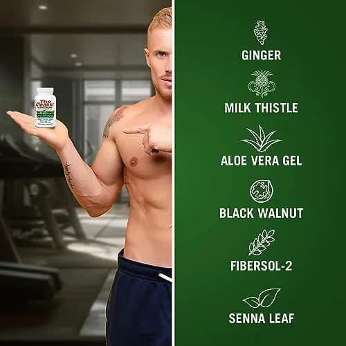 Century Systems The Cleaner Detox 104 Vegetarian Capsules | 14-Day Internal Cleansing for Men thumbnail 2