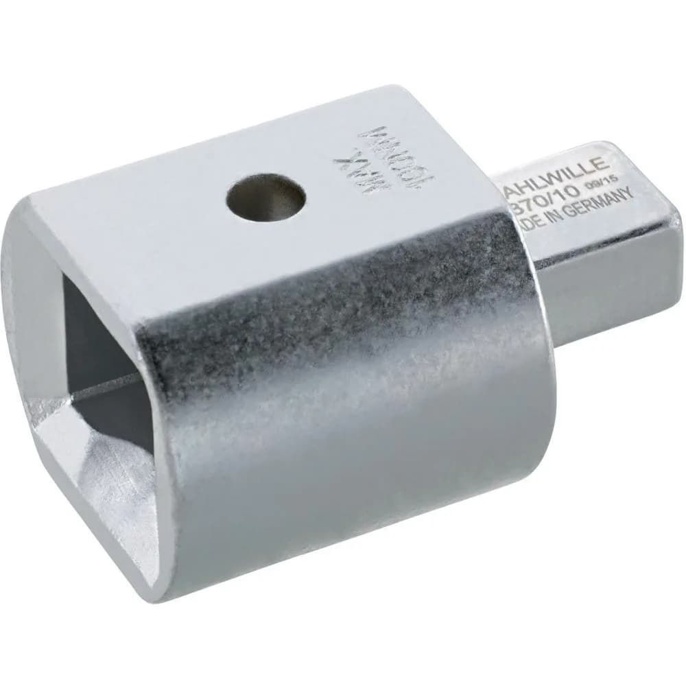 Stahlwille 14x18mm Outer to 9x12mm Internal Drive Adaptor | Precision Tool for Torque Wrenches — Silver