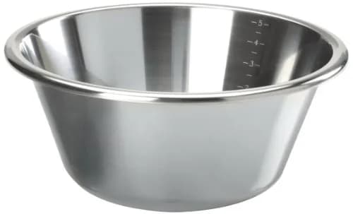 Linden Sweden Stainless Steel Whip Bowl, 5.5-Quart | Commercial-Quality Mixing Bowl with Accurate Gradation thumbnail 1