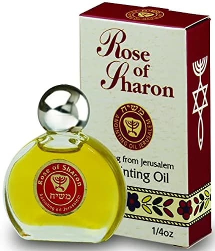 Ein Gedi Rose of Sharon Anointing Oil 7.5 ml | Biblical Holy Oil for Prayer & Rituals