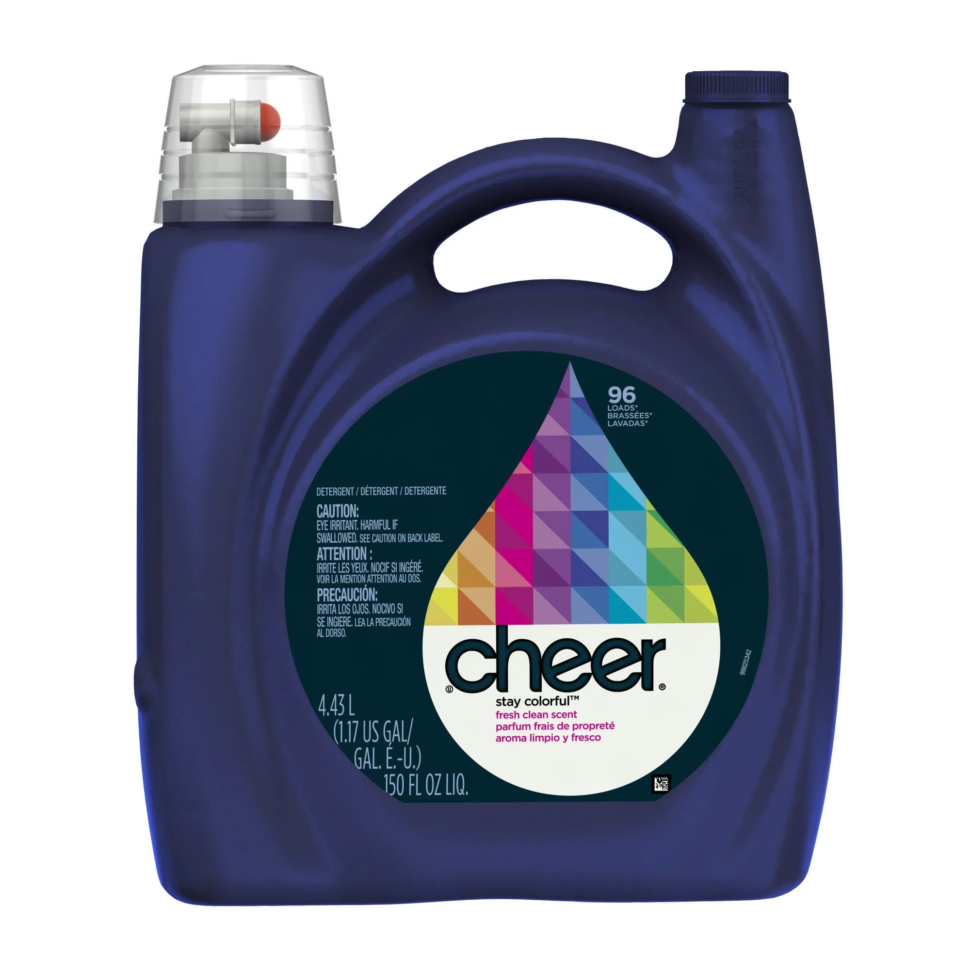 CHEER 2x Ultra Liquid Fresh Clean Scent 150 Fl Oz | Supports Colorful Clothes & Fresh Scent — 150 Fl Oz