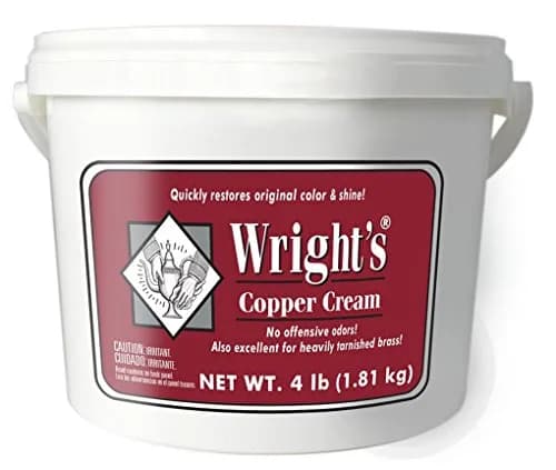 Wright's Copper Brass Cream Cleaner 64 Ounce (1.89 Liters) | Gentle Tarnish Removal - main product image