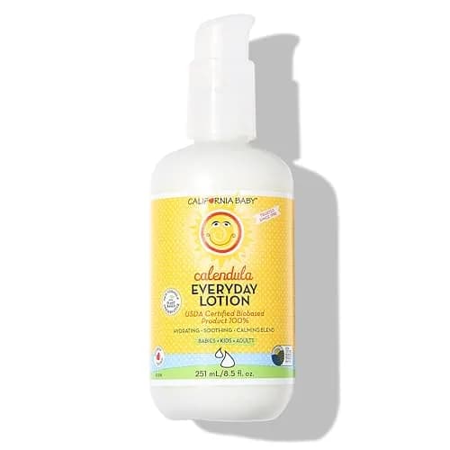 California Baby Calendula Lotion | 8.5 oz (251 ml) | USDA Certified 100% Bio-Based Moisturizer for Sensitive Skin thumbnail 1