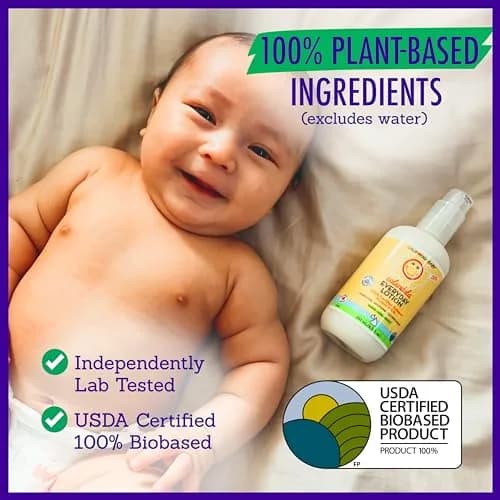 California Baby Calendula Lotion | 8.5 oz (251 ml) | USDA Certified 100% Bio-Based Moisturizer for Sensitive Skin thumbnail 6
