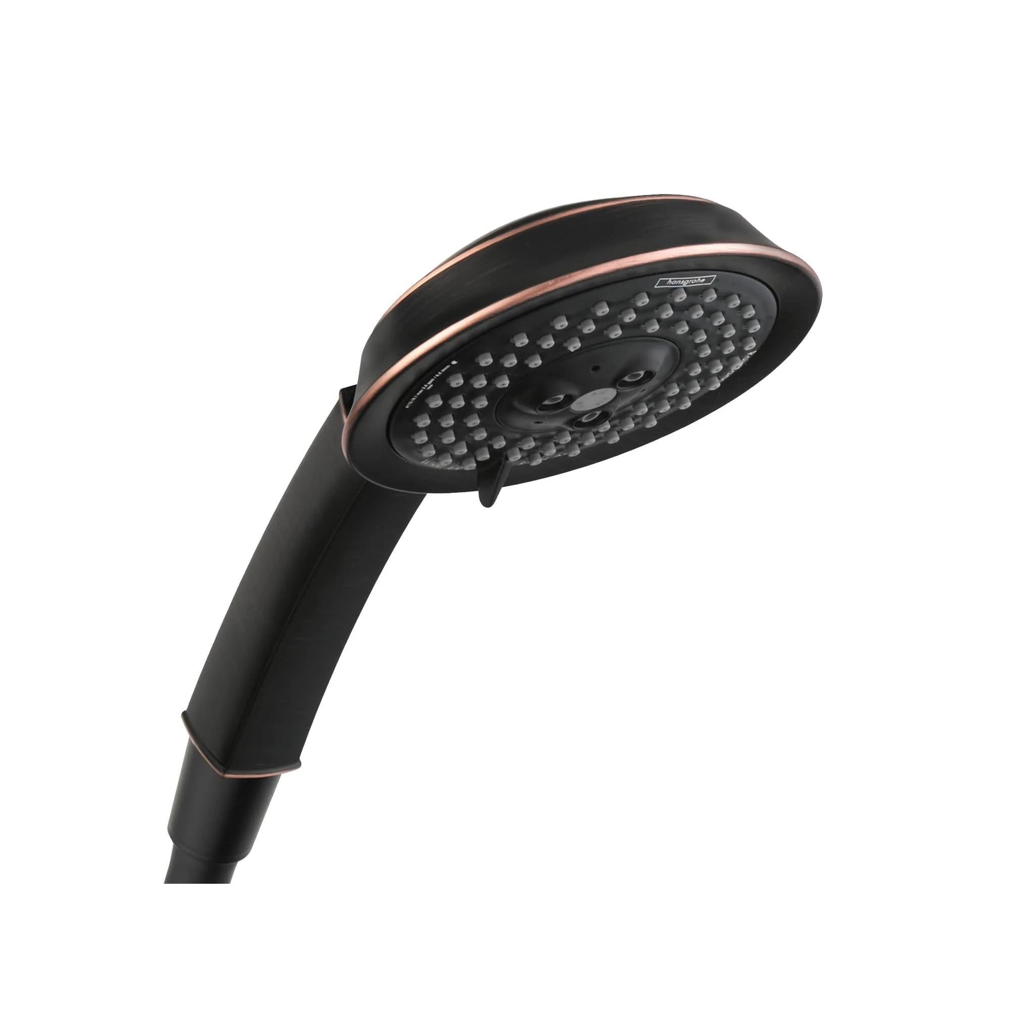 hansgrohe Raindance Classic 5-inch Handheld Shower Head Oil Rubbed Bronze | 3 Jet Types for Relaxing Water Flow — Oil Rubbed Bronze