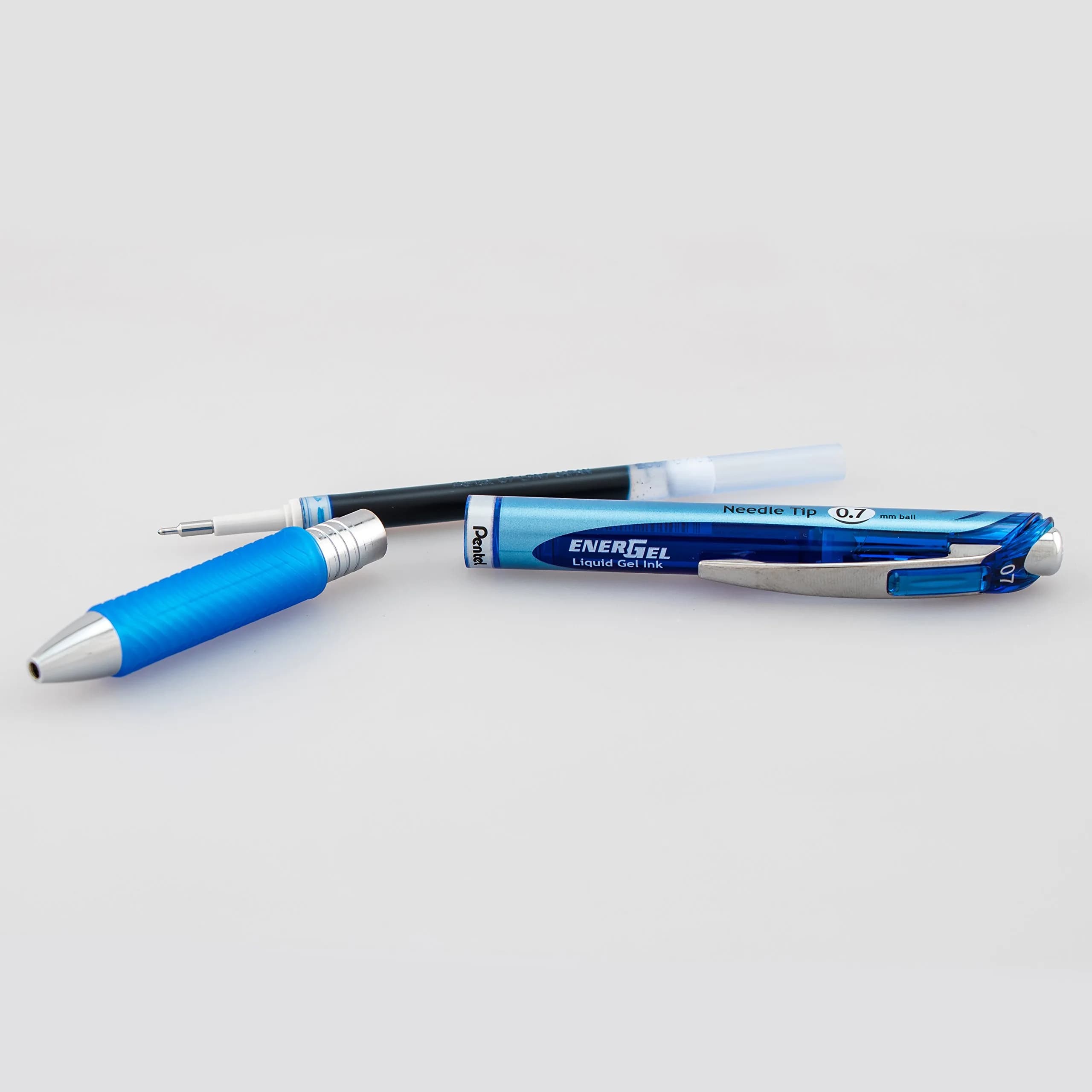 Pentel EnerGel RTX Retractable Gel Pen, 0.7mm Needle Tip, Blue Ink, 2-Pack (15.6g) | Smooth Writing & Fast Dry - view 5