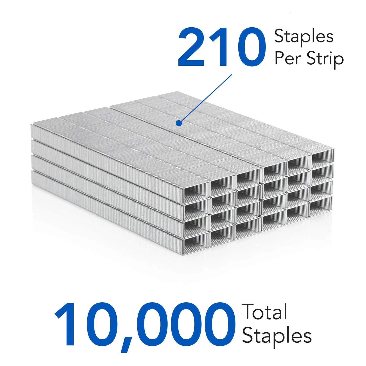 Swingline Standard Staples 1/4" Length, 5000 Staples/Box, 2-Pack | Reliable Performance for Office & School - view 4