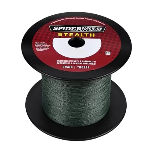 SpiderWire Stealth Moss Green Braided Fishing Line 22.6kg (50lb) | 1371m (1500yd) for Freshwater & Saltwater thumbnail 1