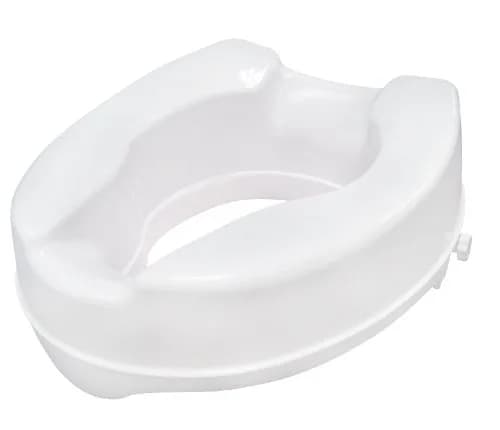 Drive Medical Raised Toilet Seat with Lock, Standard Seat, 4 Inch | Aids Mobility & Independence thumbnail 1