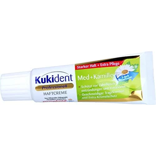 Kukident Extra Strong Denture Adhesive Cream with Camomile Extract 1.41 Oz | Germany Product for Gum Comfort thumbnail 6