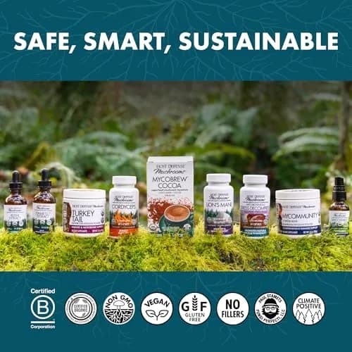 Host Defense Reishi Capsules 120 Count | Supports Heart & Immunity, Organic Mushroom Supplement thumbnail 7