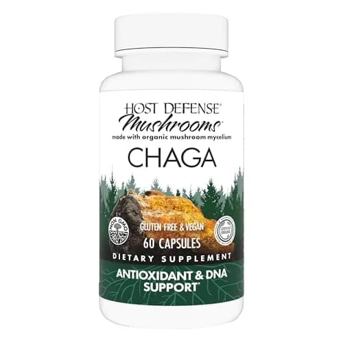 Host Defense Chaga Capsules 60 Count | Immune Support & Antioxidants thumbnail 1