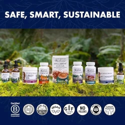 Host Defense MyCommunity Capsules Immune Support 120 Count (Pack of 1) | 17-Species Mushroom Blend for Balanced Immune Response thumbnail 7