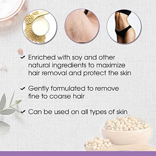 SATIN SMOOTH Pure Soy Soft Wax for Hair Removal All Skin Types, 16 oz | Gentle, Paraben-Free, Suitable for Dry Skin thumbnail 4