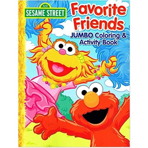Bendon Sesame Street Coloring & Activity Book 96 Pages | Kids Art Media Paper thumbnail 1